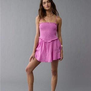 American Eagle Bella Tiered Ruffle Romper